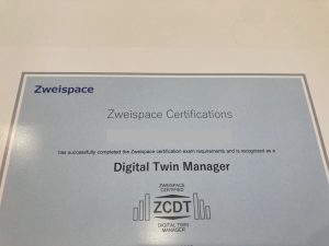 Digital Twin Manager Certificate